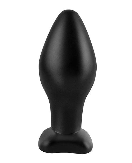 Anal Fantasy Collection Large Silicone Plug 4.25in - Black