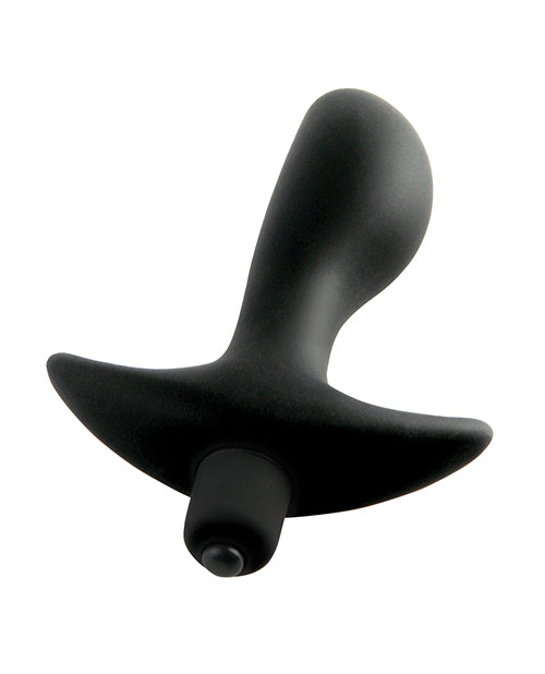 Anal Fantasy Collection Vibrating Perfect Silicone Plug Waterproof 3.5in - Black
