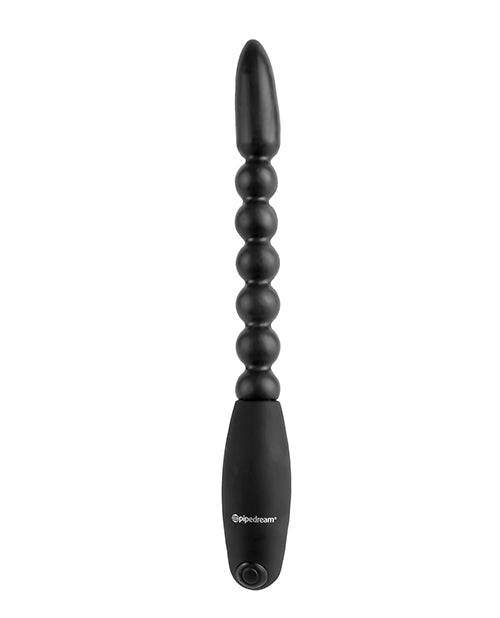 Anal Fantasy Collection Flexa Pleaser Power Beads Waterproof 7in - Black