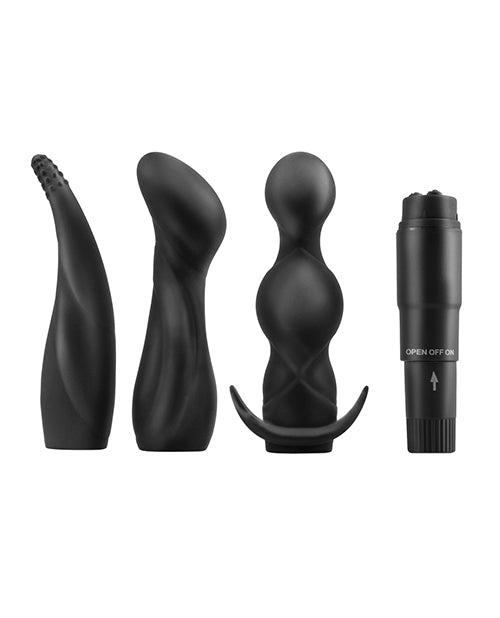 Anal Fantasy Collection Silicone Anal Adventure Kit - Black
