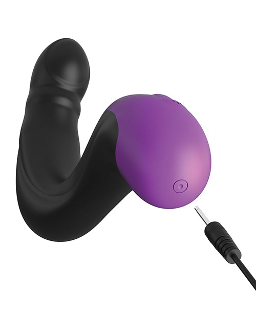 Anal Fantasy Elite Hyper-Pulse Rechargeable Silicone P-Spot Massager - Black