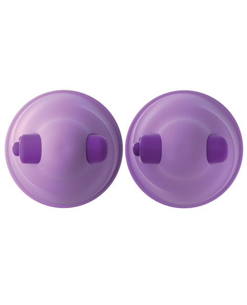 Fantasy For Her Silicone Vibrating Nipple Suck Hers Waterproof 2in - Purple