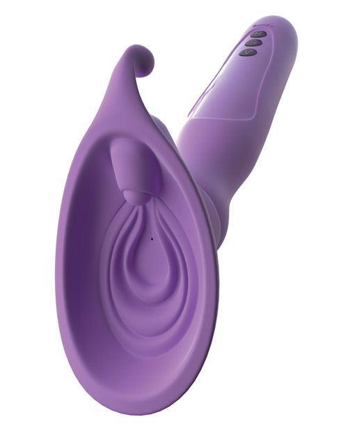 Fantasy For Her Silicone Vibrating Roto Suck-Her Stimulator - Purple