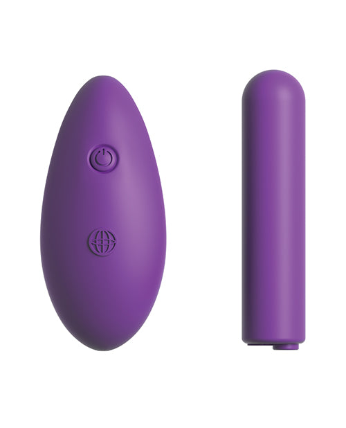 Fantasy Fore Her Thrill Her Crotchless Panty Vibe with Remote Control - Purple