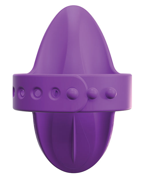 Fantasy For Her Finger Vibe Vibrating Massager Multi Function Waterproof Rechargeable Silicone Finger Vibrator - Purple