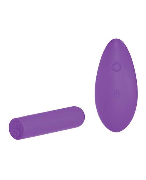 Fantasy For Her Silicone Rechargeable with Bullet and Remote Control - Purple