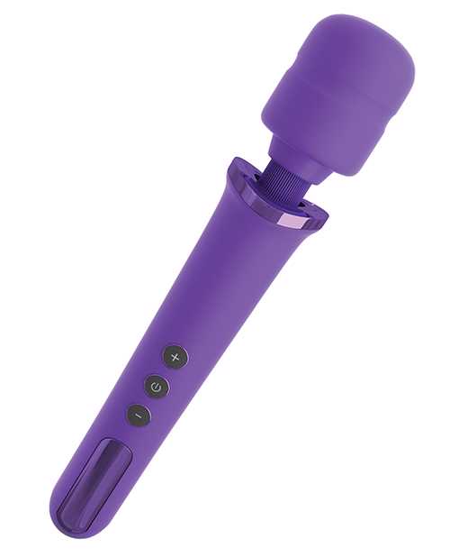 Fantasy For Her Rechargeable Power Wand Multispeed Silicone - Purple