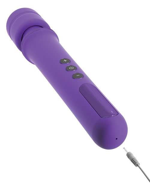 Fantasy For Her Rechargeable Power Wand Multispeed Silicone - Purple