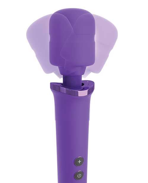Fantasy For Her Rechargeable Power Wand Multispeed Silicone - Purple