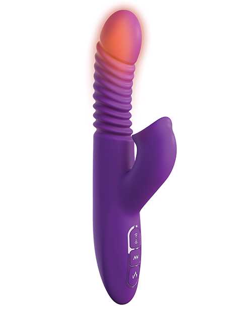 Fantasy For Her Ultimate Thrusting Clit Stimulate Her Rabbit Vibrator - Purple