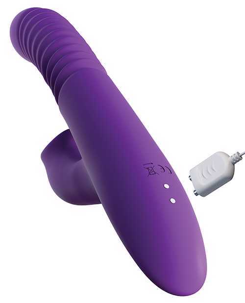 Fantasy For Her Ultimate Thrusting Clit Stimulate Her Rabbit Vibrator - Purple