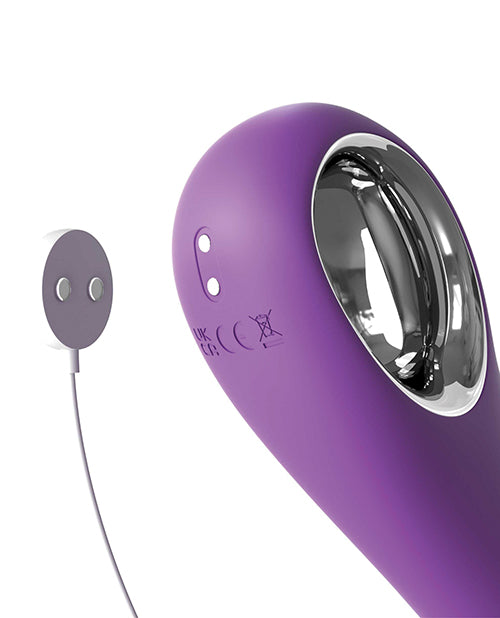 Fantasy For Her Ultimate Pleasure Pro Rechargeable Silicone Vibrator - Purple/Clear