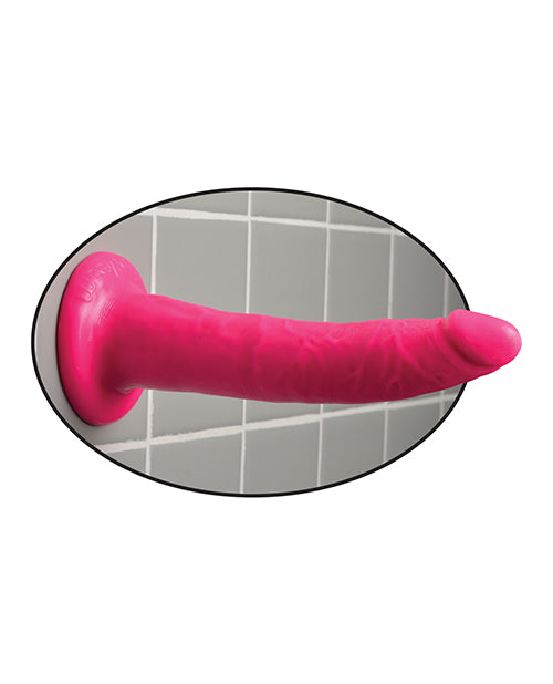 Dillio Realistic Slim Dildo 7in - Pink