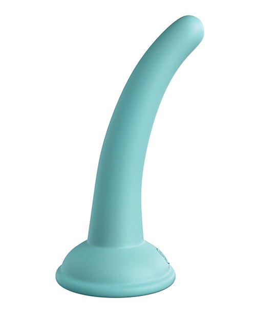 Dillio Platinum Curious Five Silicone Dildo 5in - Teal