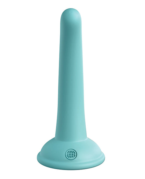 Dillio Platinum Curious Five Silicone Dildo 5in - Teal