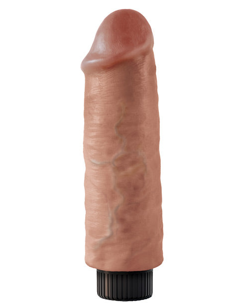 King Cock Vibrating Dildo 6in - Caramel