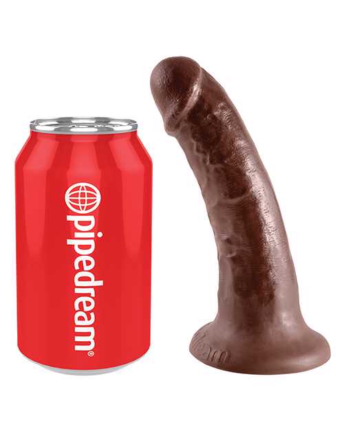 King Cock Dildo 6in - Chocolate