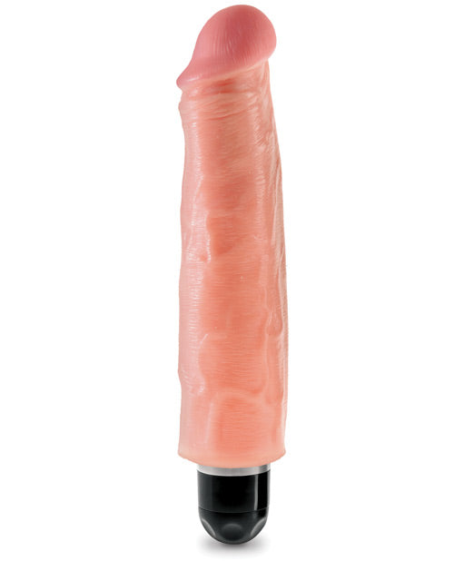 King Cock Vibrating Stiffy Dildo 7in - Vanilla