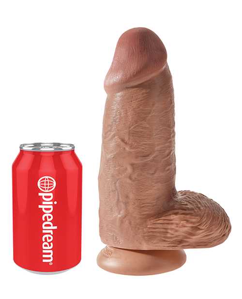 King Cock Chubby Dildo 9in - Caramel