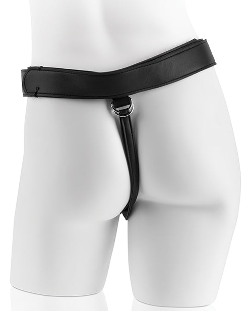 King Cock Strap on Harness with Dildo 7in - Vanilla