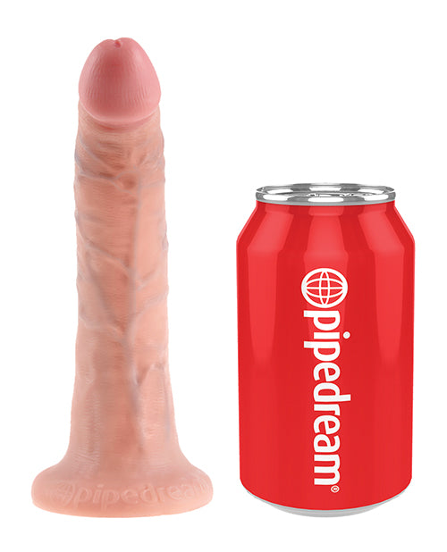 King Cock Strap on Harness with Dildo 7in - Vanilla