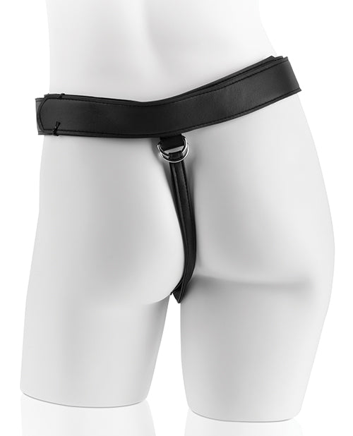 King Cock Strap on Harness with Dildo 8in - Vanilla