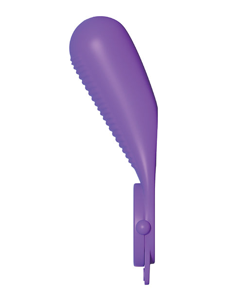 Fantasy C-Ringz Silicone Ride N` Glide Couples Cock Ring - Purple
