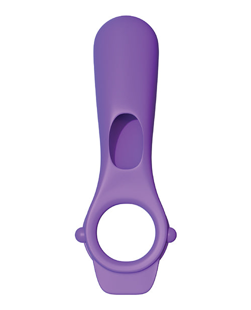 Fantasy C-Ringz Silicone Ride N` Glide Couples Cock Ring - Purple