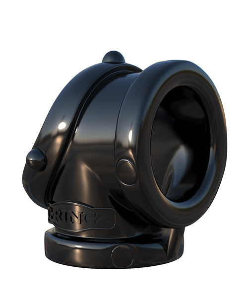 Fantasy C-Ringz Rock Hard Cock Pipe Cock Ring - Black