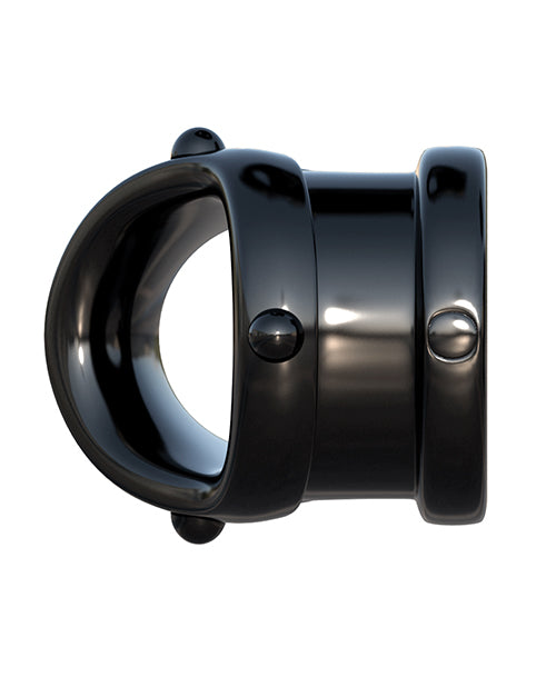 Fantasy C-Ringz Rock Hard Cock Pipe Cock Ring - Black