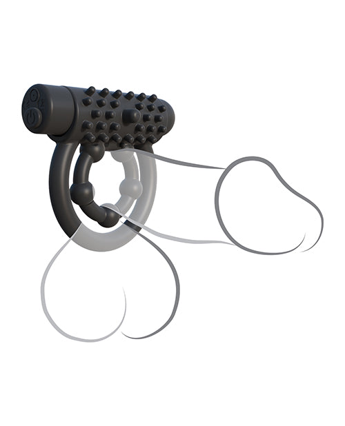 Fantasy C-Ringz Silicone Rechargeable Performance Pro Cock Ring with Remote Control - Black