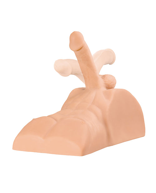 PDX Plus Perfect Ride Posable Male Masturbator - Vanilla