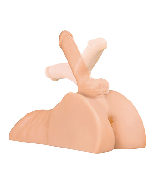 PDX Plus Perfect Ride Posable Male Masturbator - Vanilla