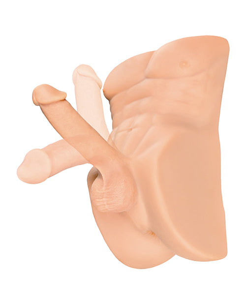 PDX Plus Perfect Ride Posable Male Masturbator - Vanilla