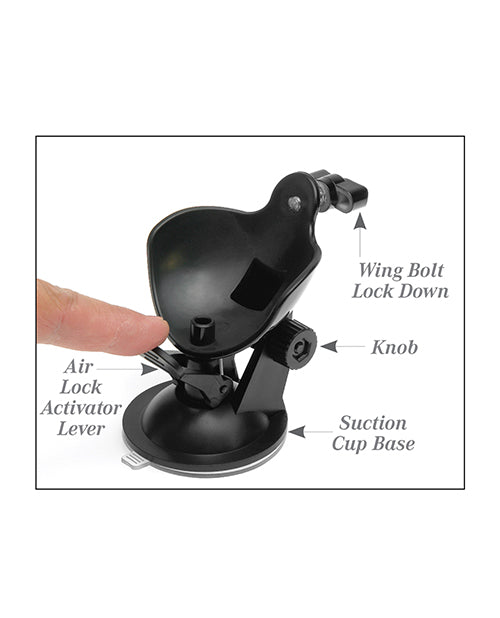 Pipedream Extreme Toyz Rechargeable Mega-Bator Pussy Masturbator - Pussy - White/Clear