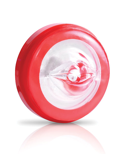 Pipedream Extreme Toyz Rechargeable Mega-Bator Mouth Masturbator - Mouth- Red/Clear