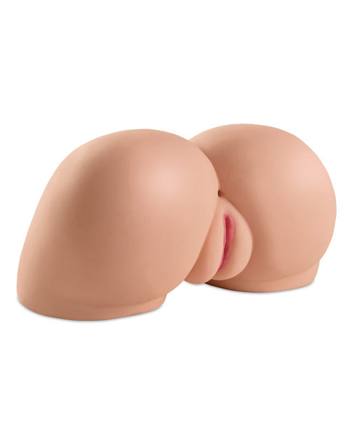 Pipedream Extreme Toyz Rechargeable Dirty Talk Interactive Fuck Me Silly Vibrating Masturbator - Pussy - Vanilla