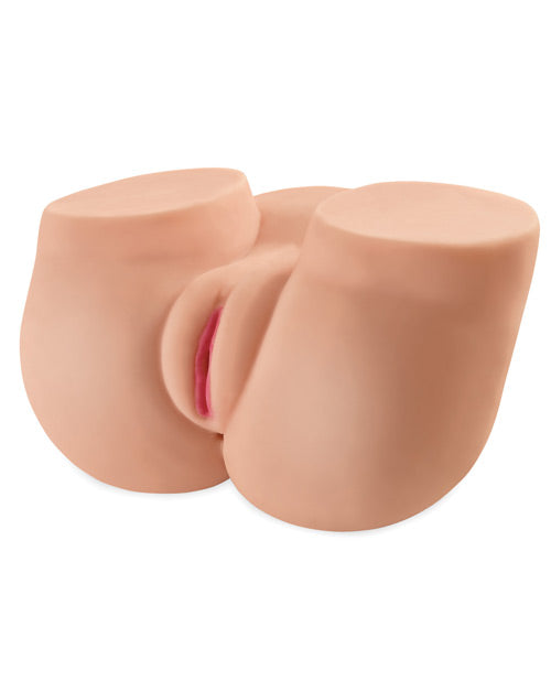 Pipedream Extreme Toyz Rechargeable Dirty Talk Interactive Fuck Me Silly Vibrating Masturbator - Pussy - Vanilla