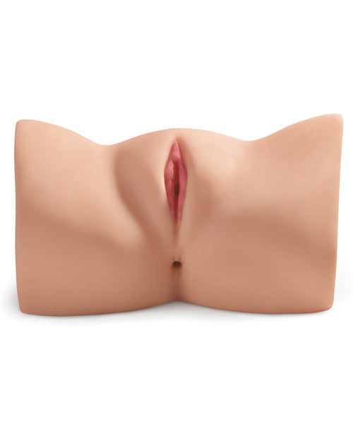 Pipedream Extreme Toyz Rechargeable Dirty Talk Interactive Bad Girl Masturbator - Pussy - Vanilla