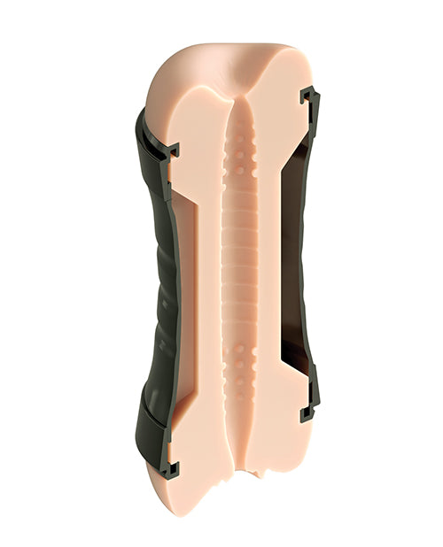 PDX Extreme Super Flip- A-Pussy Over Dual End Stroker - Vanilla