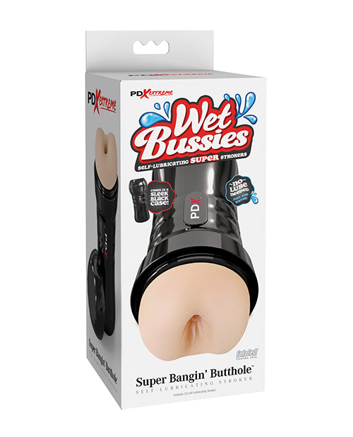 PDX Extreme Wet Bussies Super Bangin" Butthole Stroker - Light