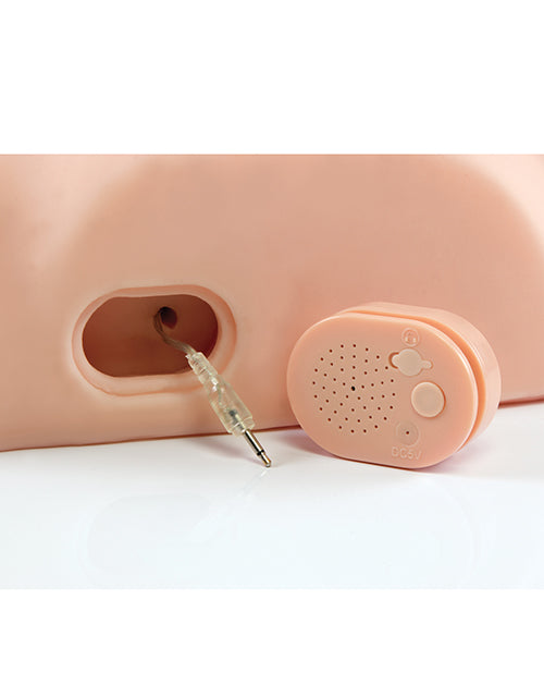 PDX Male Dirty Talk Rechargeable Interactive Fuck Him Silly Masturbator - Butt and Cock - Vanilla