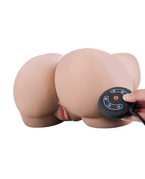 PDX Elite Milk Me Silly Plug In Pussy and Ass Mega Masturbator with Remote Control - Vanilla