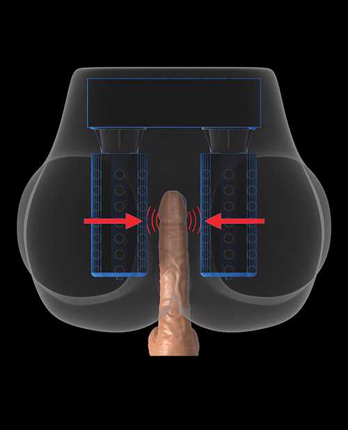 PDX Elite Milk Me Silly Plug In Pussy and Ass Mega Masturbator with Remote Control - Vanilla