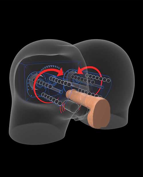 PDX Elite Milk Me Silly Plug In Pussy and Ass Mega Masturbator with Remote Control - Vanilla