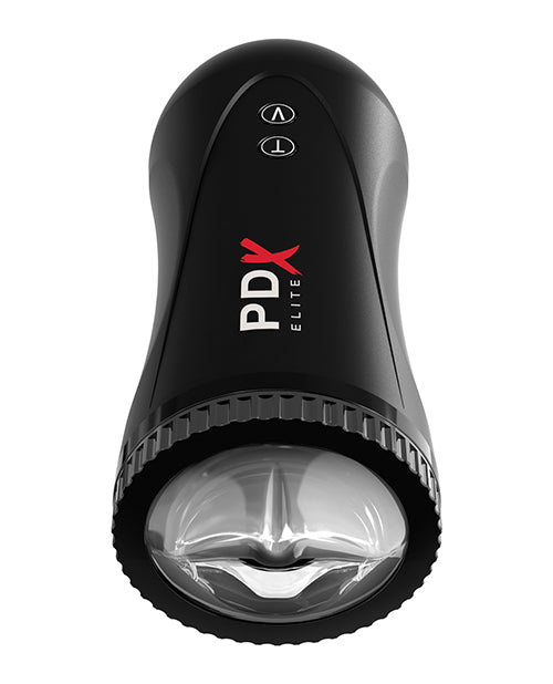 PDX Elite Moto Stroker Masturbator - Mouth - Black