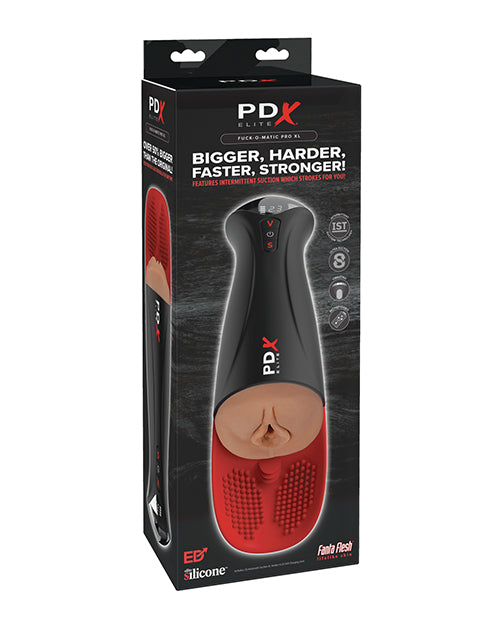 PDX Elite Fuck-O-Matic Pro XL Pussy Stroker - Brown