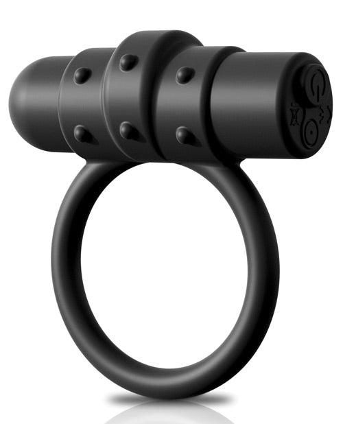 Sir Richard`s Control Rechargeable Vibrating Silicone Cock Ring - Black