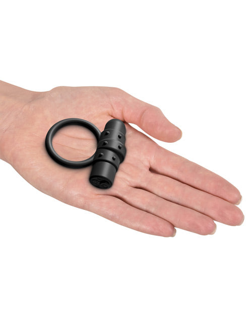 Sir Richard`s Control Rechargeable Vibrating Silicone Cock Ring - Black