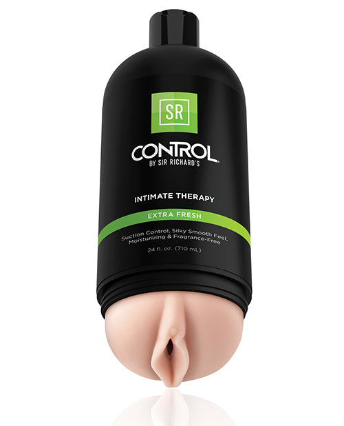 Sir Richard`s Control Intimate Therapy-Extra Fresh Masturbator - Pussy - Black/Vanilla